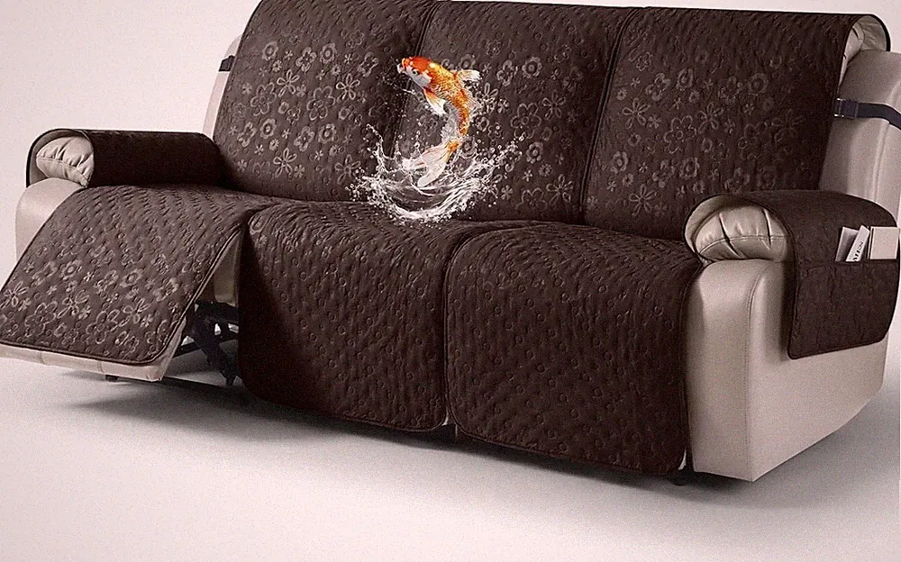 100% Waterproof Recliner Sofa Covers, Couch Covers with Non-Slip Granule