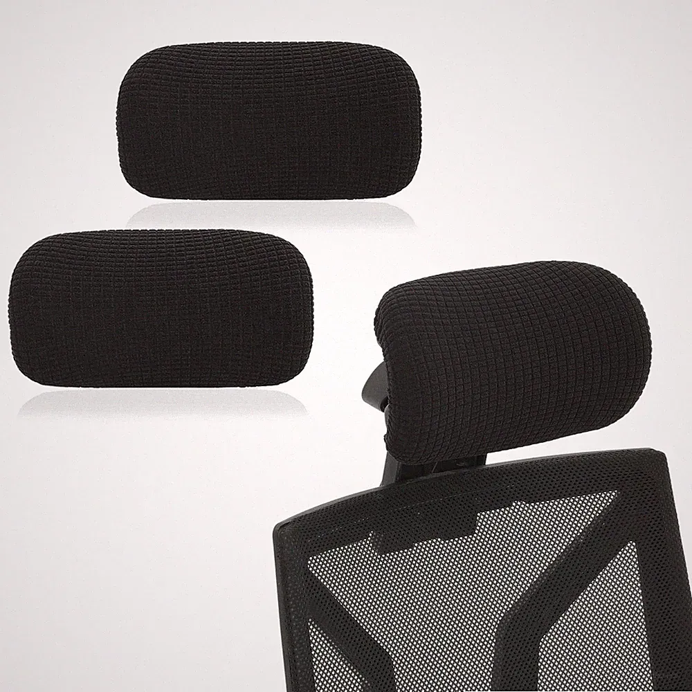 2PCS Office Chair Headrest Attachment，Removable Washable Protector Recliner H...