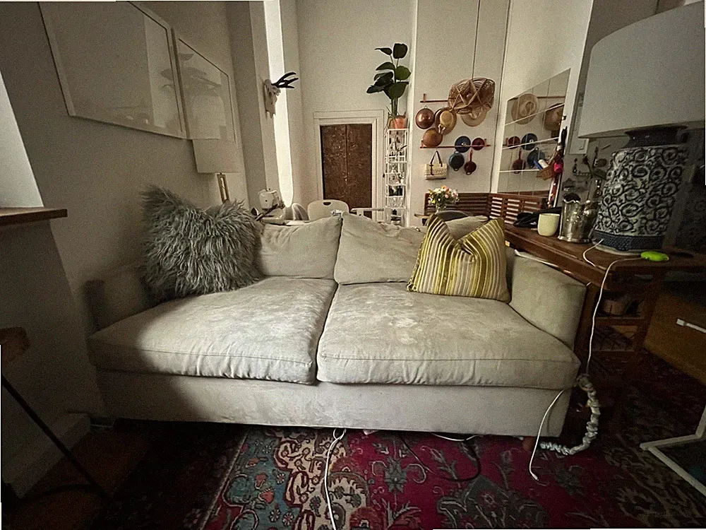 Lounge II Leather 93" Sofa