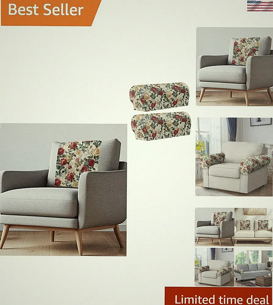 headrest material covers for recliners rustic farmhouse with armrest